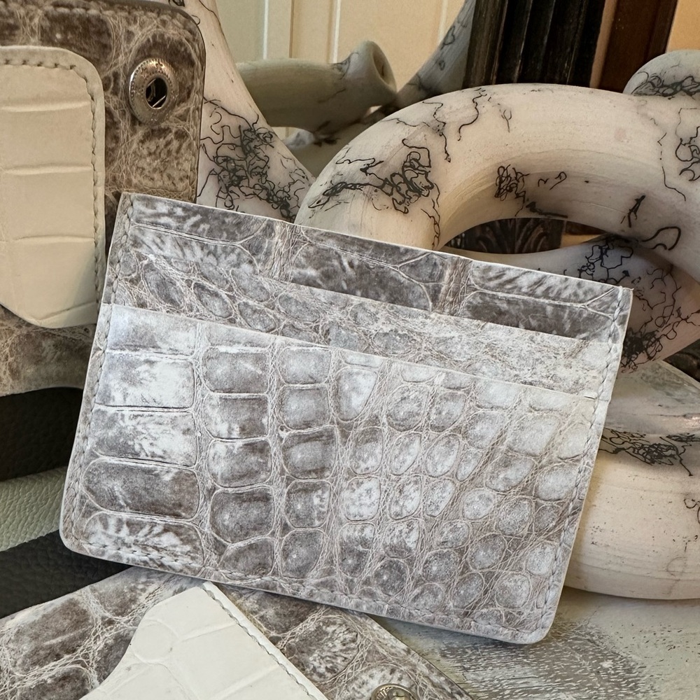 Himalayan Crocodile 3 Pocket Card Holder